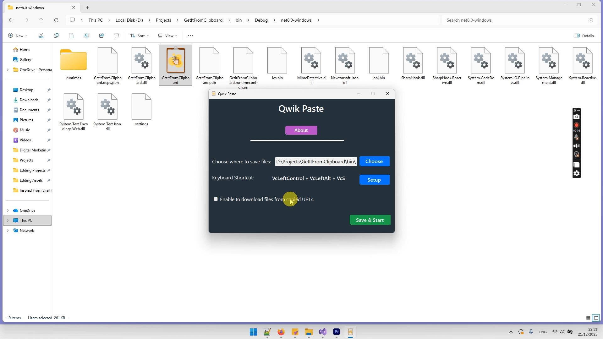 Qwik Paste Screenshot