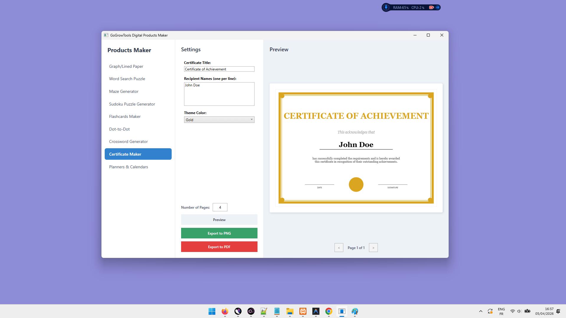 App Screenshot