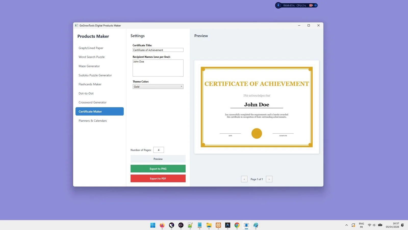 App Screenshot