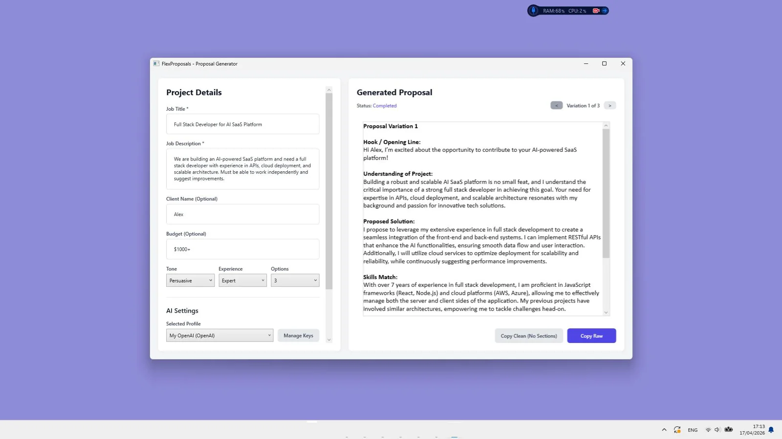App Screenshot