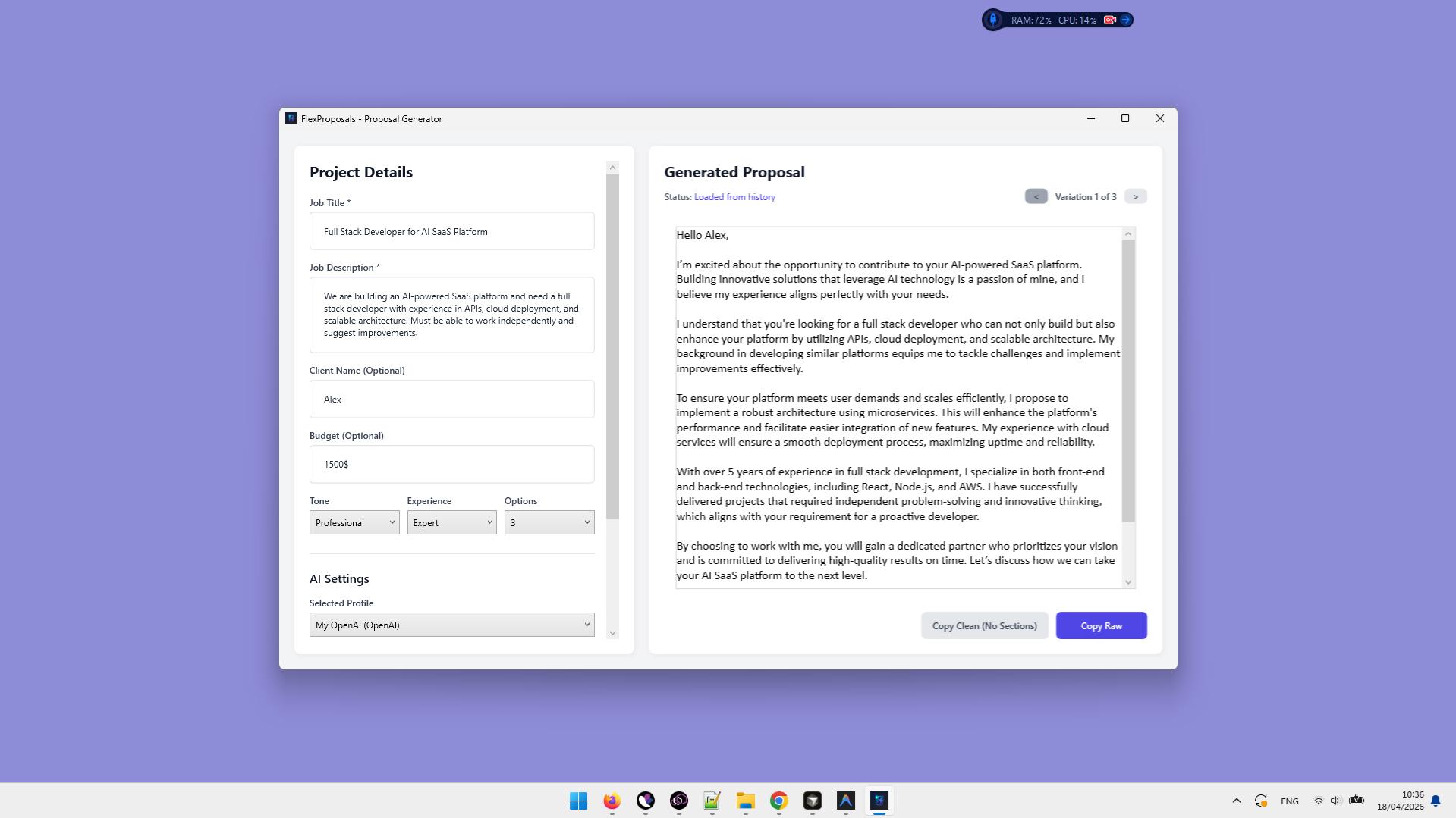 App Screenshot
