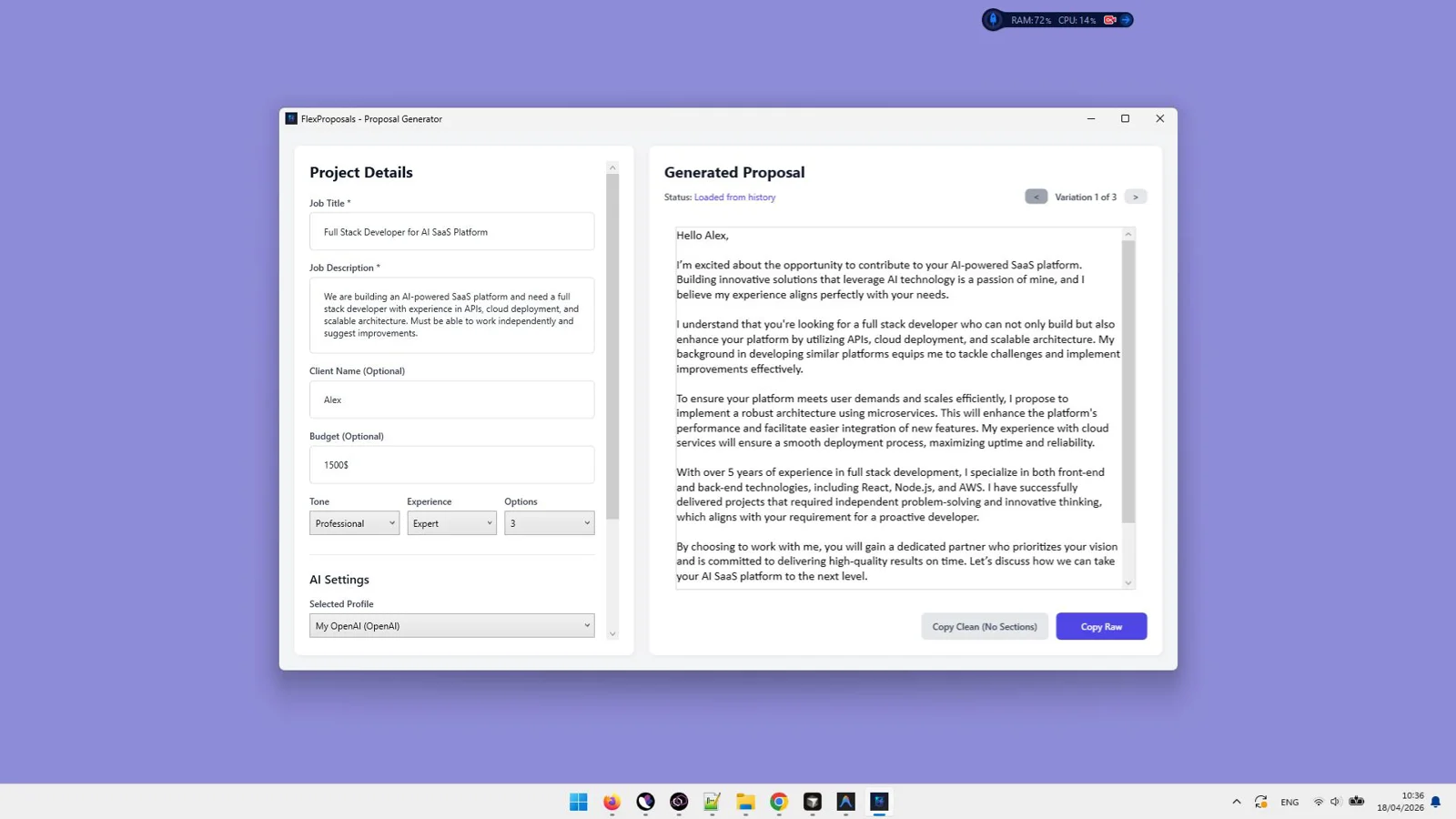 App Screenshot
