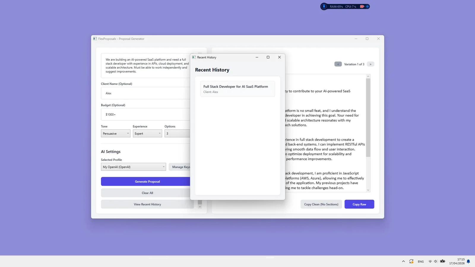 App Screenshot