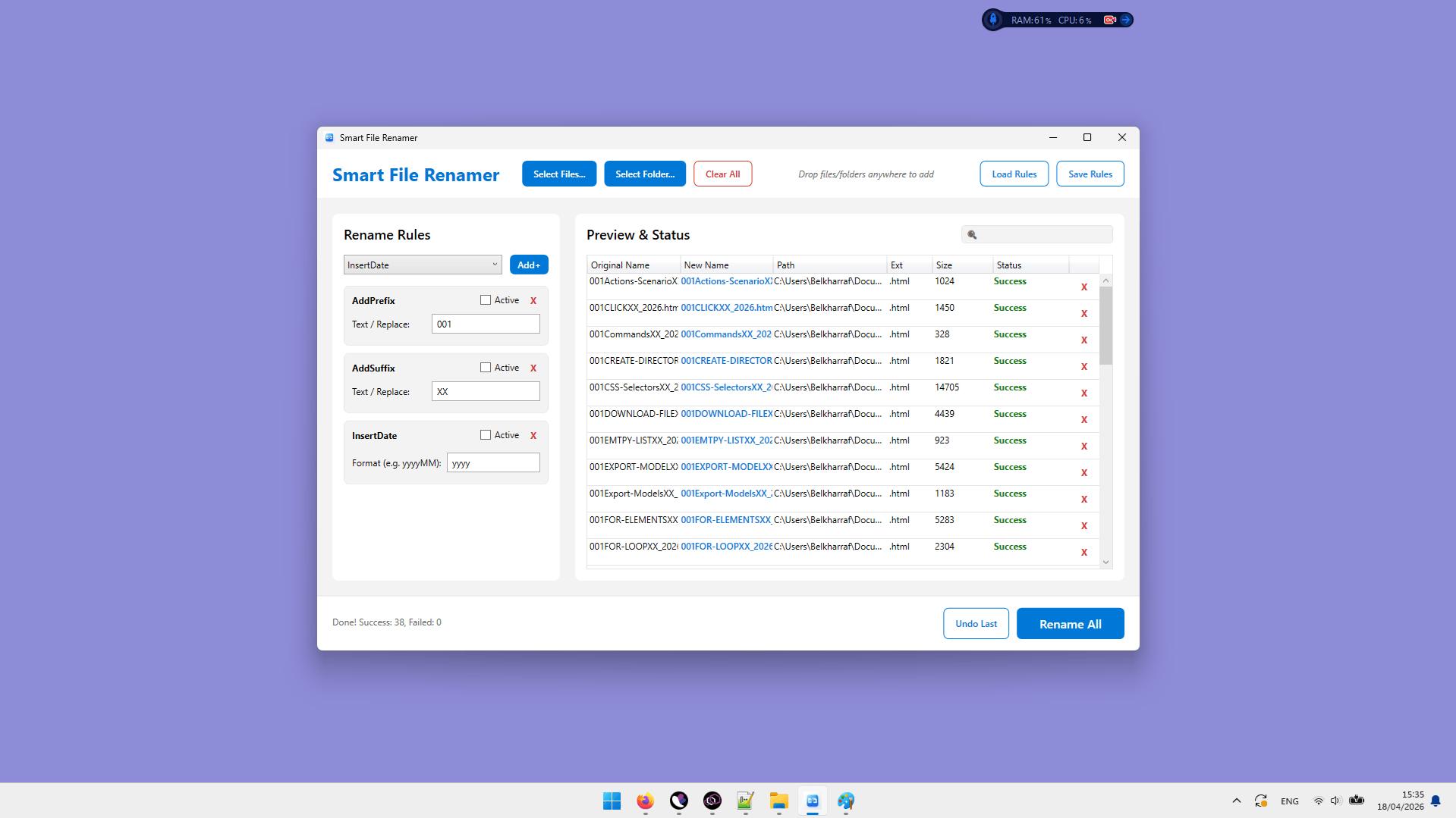 App Screenshot