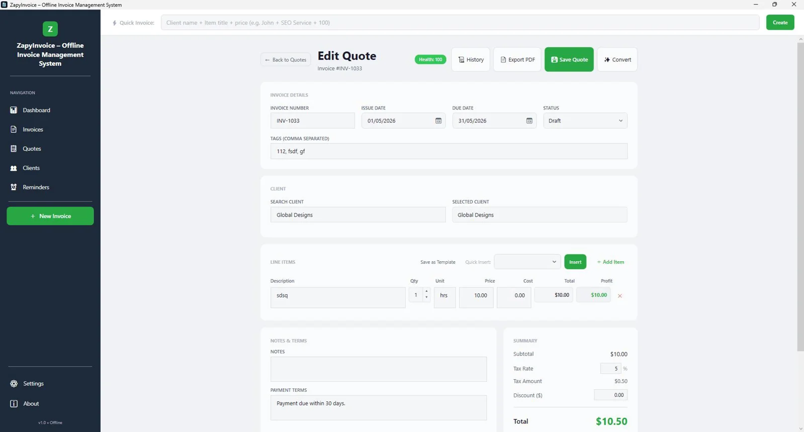 App Screenshot