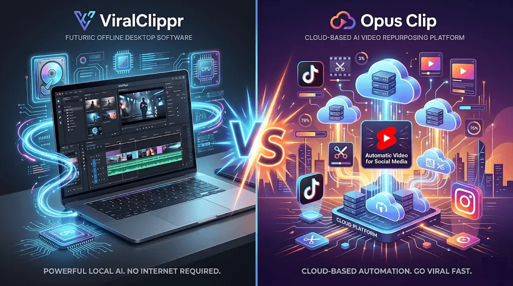 ViralClippr vs Opus Clip: Which AI Tool Is Best for Viral Shorts in 2026?