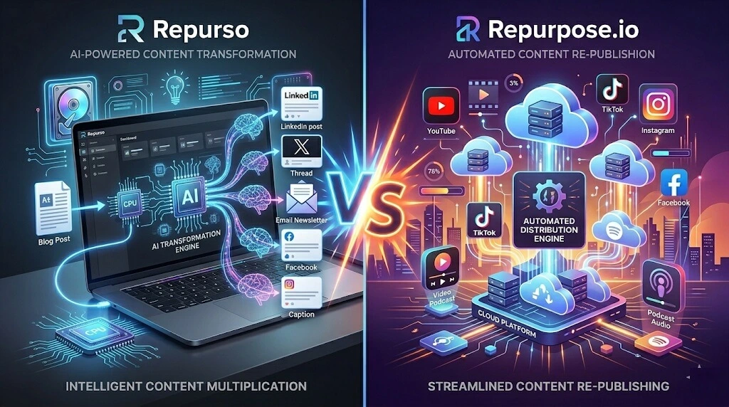 Repurso vs Repurpose.io: Which AI Content Repurposing Tool Is Better in 2026?