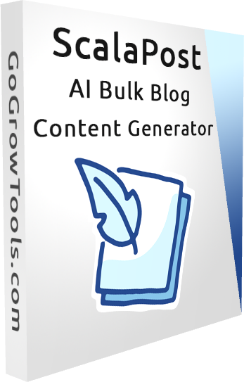 ScalaPost : AI Bulk Blog Content Generator Boxshot