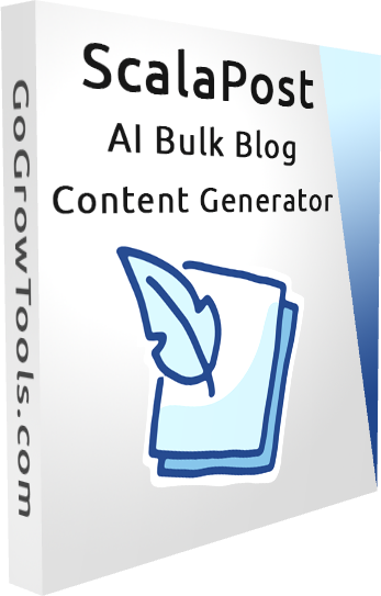 ScalaPost : AI Bulk Blog Content Generator Boxshot