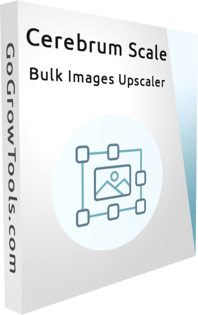 Cerebrum Scale : AI Offline Bulk Images Upscaler Boxshot