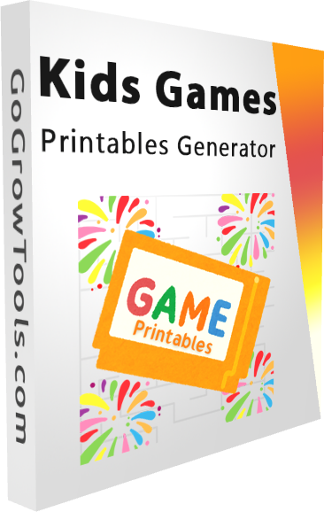 Kids Games Printables Generator Boxshot