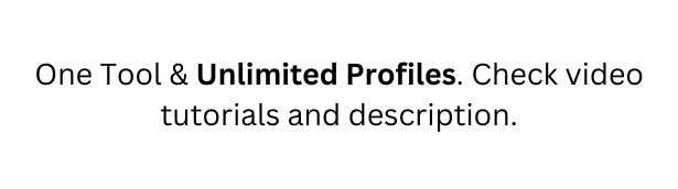 Unlimited Profiles Manager Pro